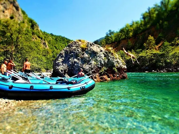 Tara Canyon Rafting 36 km — the Deepest Part